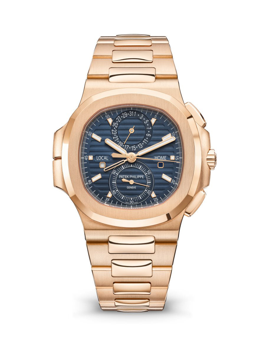 Patek Philippe Nautilus - Two time zones in Rose Gold  5990-1R-001