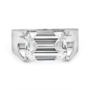 Ring in 14k with 7.48ct Lab-Grown Diamonds Mens