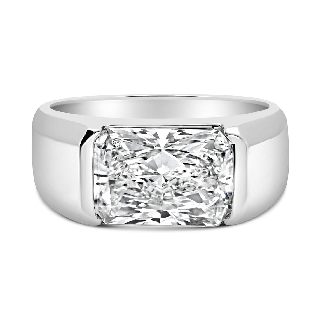 Ring in 14k with 5.41ct. Lab-Grown Diamonds