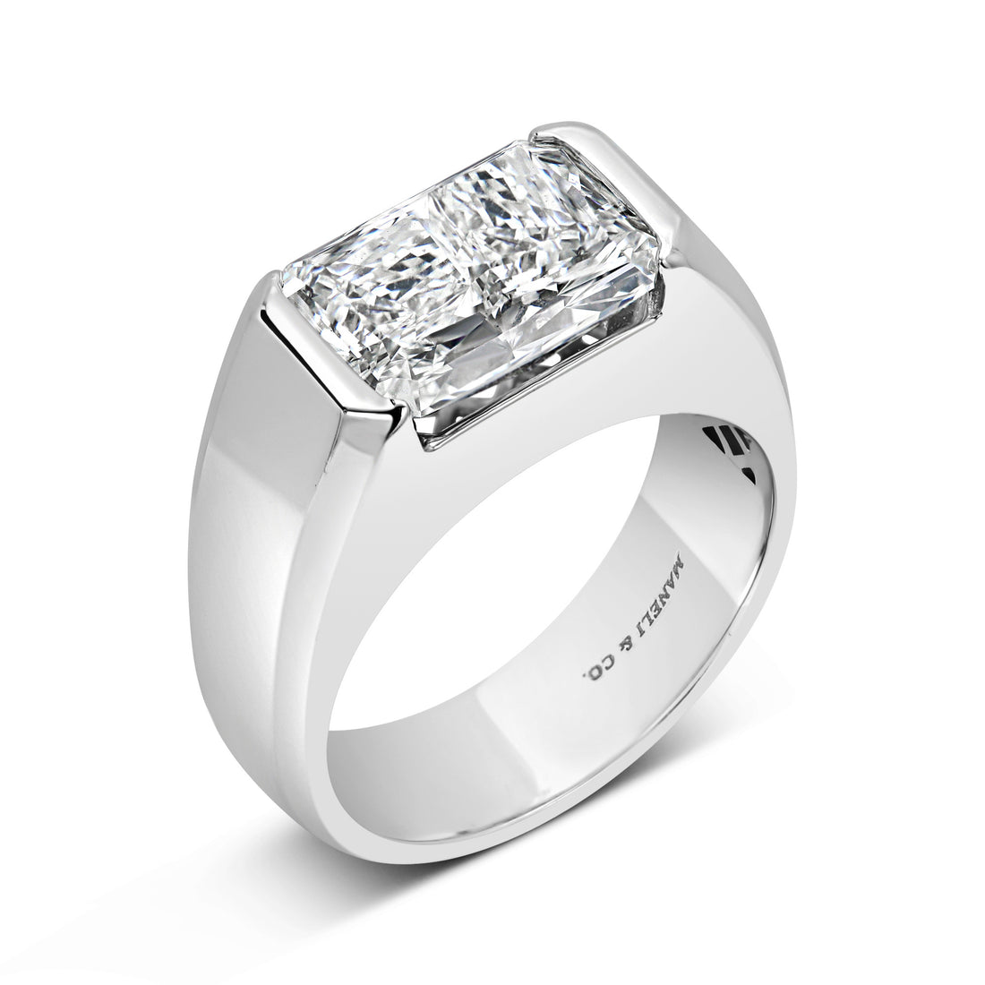 Ring in 14k with 5.41ct. Lab-Grown Diamonds