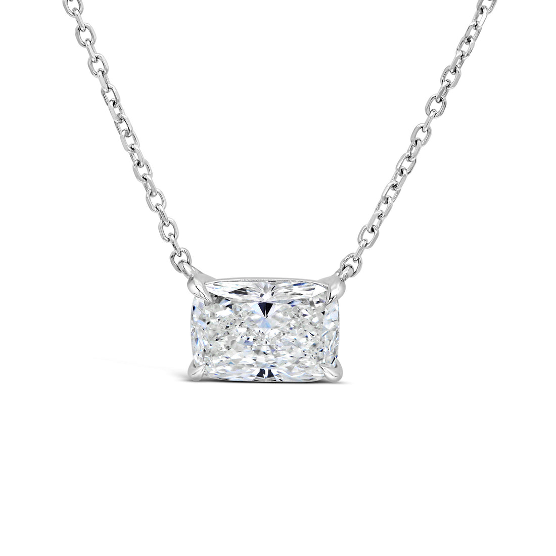 Necklace in 14k with 2.06ct Lab-Grown Diamond 