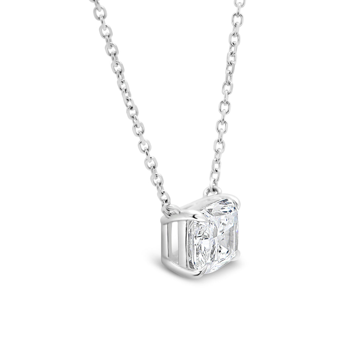 Necklace in 14k with 2.06ct Lab-Grown Diamond 