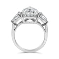 Ring in 14k with 6.77ct Lab-Grown Diamonds pear